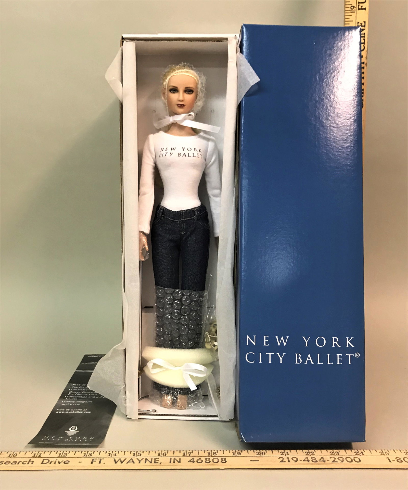 Tonner New York City Ballet Rehearsal Basic Doll: A Tonner New York City Ballet Rehearsal Basic - Blonde doll. T6-NYSD-01