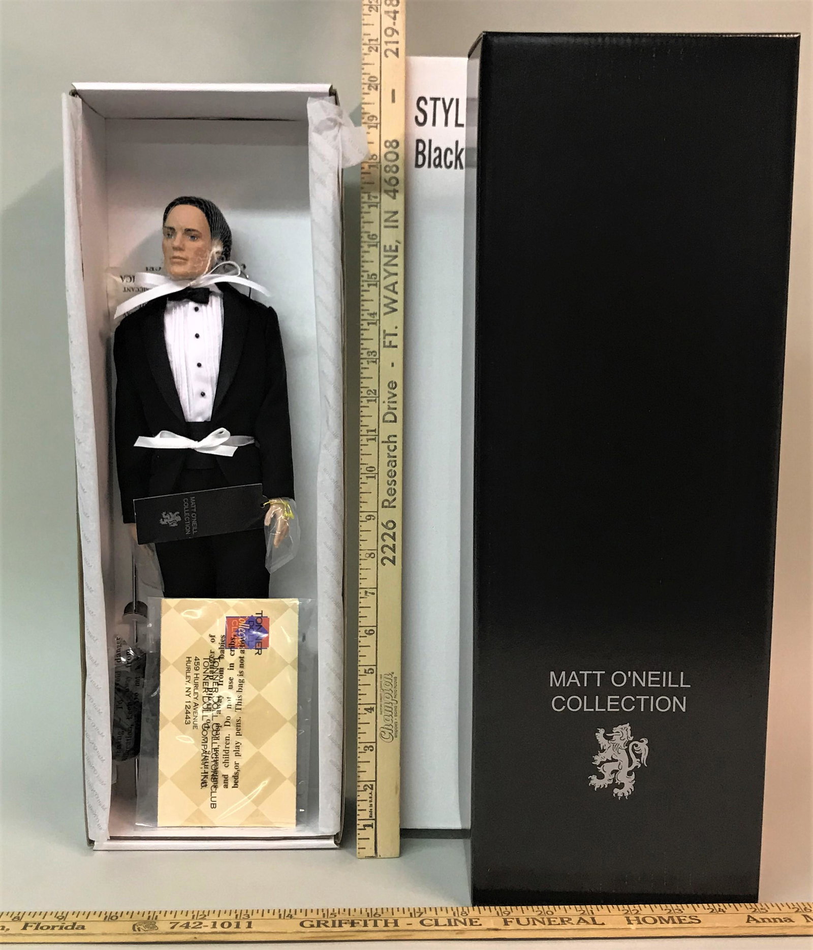 Tonner Matt O'Neill Black Tie Doll: A Tonner Matt O'Neill Collection "Black Tie" doll. MO1301
