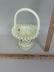 Fenton Hanging Hearts Art Glass Basket - 2