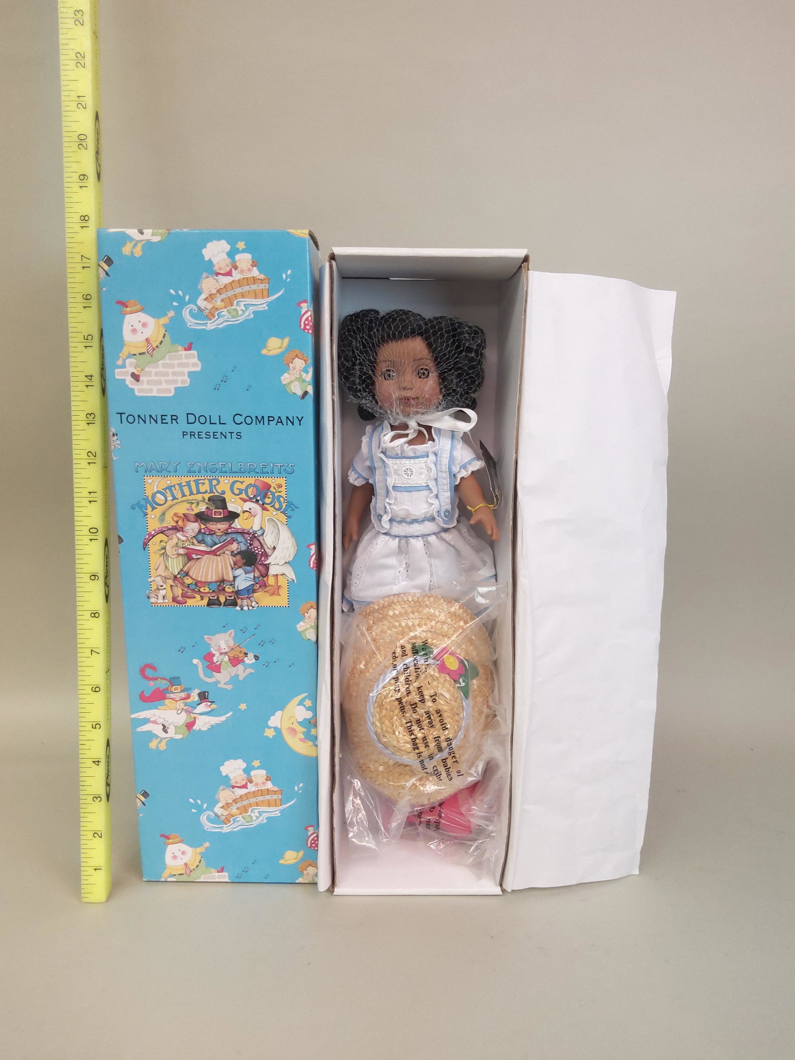 Tonner Mary Engelbreit Mother Goose Mistress Mary Doll: A Tonner Mary Engelbreit's Mother Goose "Mistress Mary" doll. T6-AEDD-03
