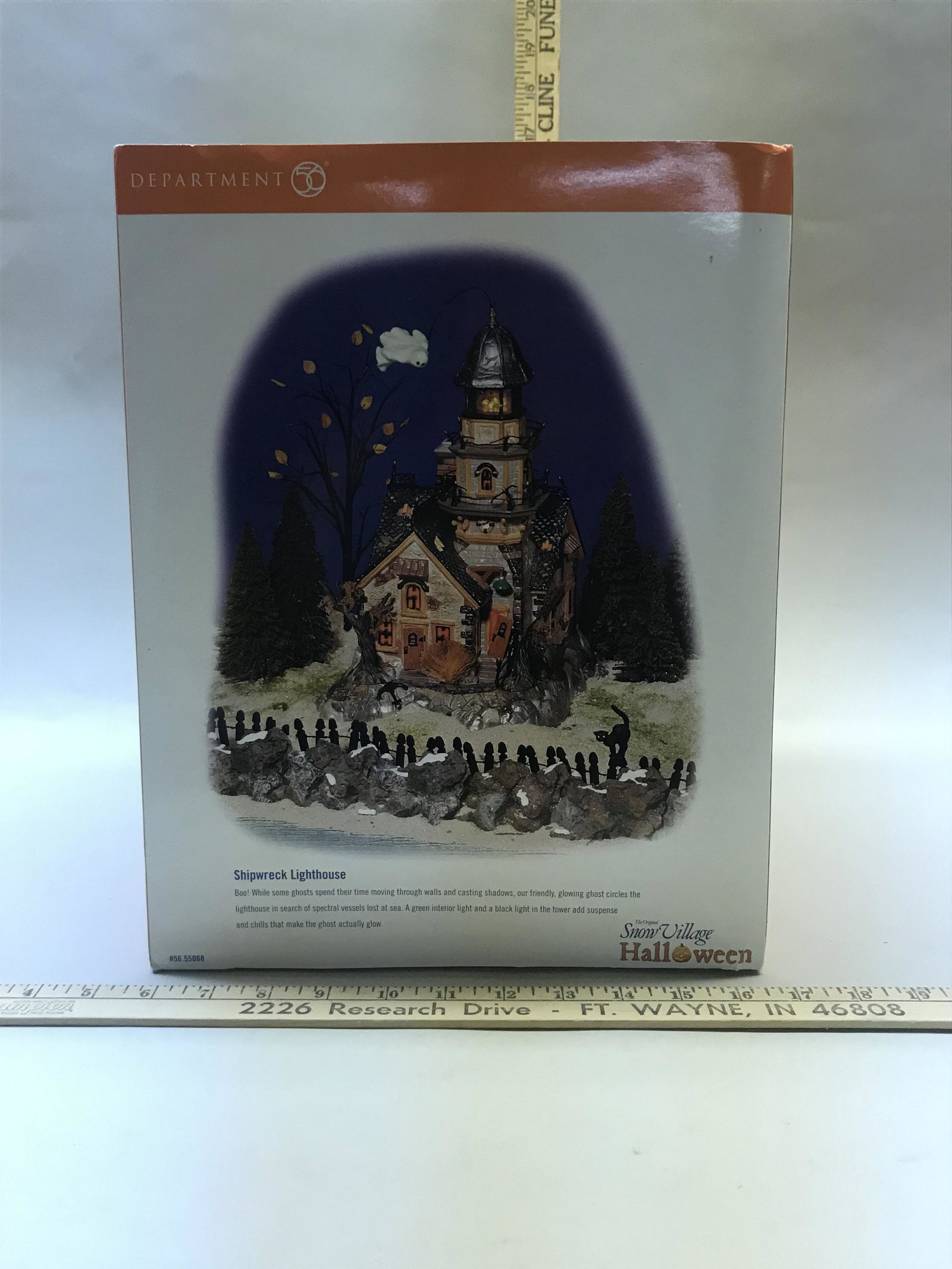 Department 56 Snow Village Halloween Shipwreck: A Department 56 Snow Village Halloween "Shipwreck Lighthouse." #56.55088