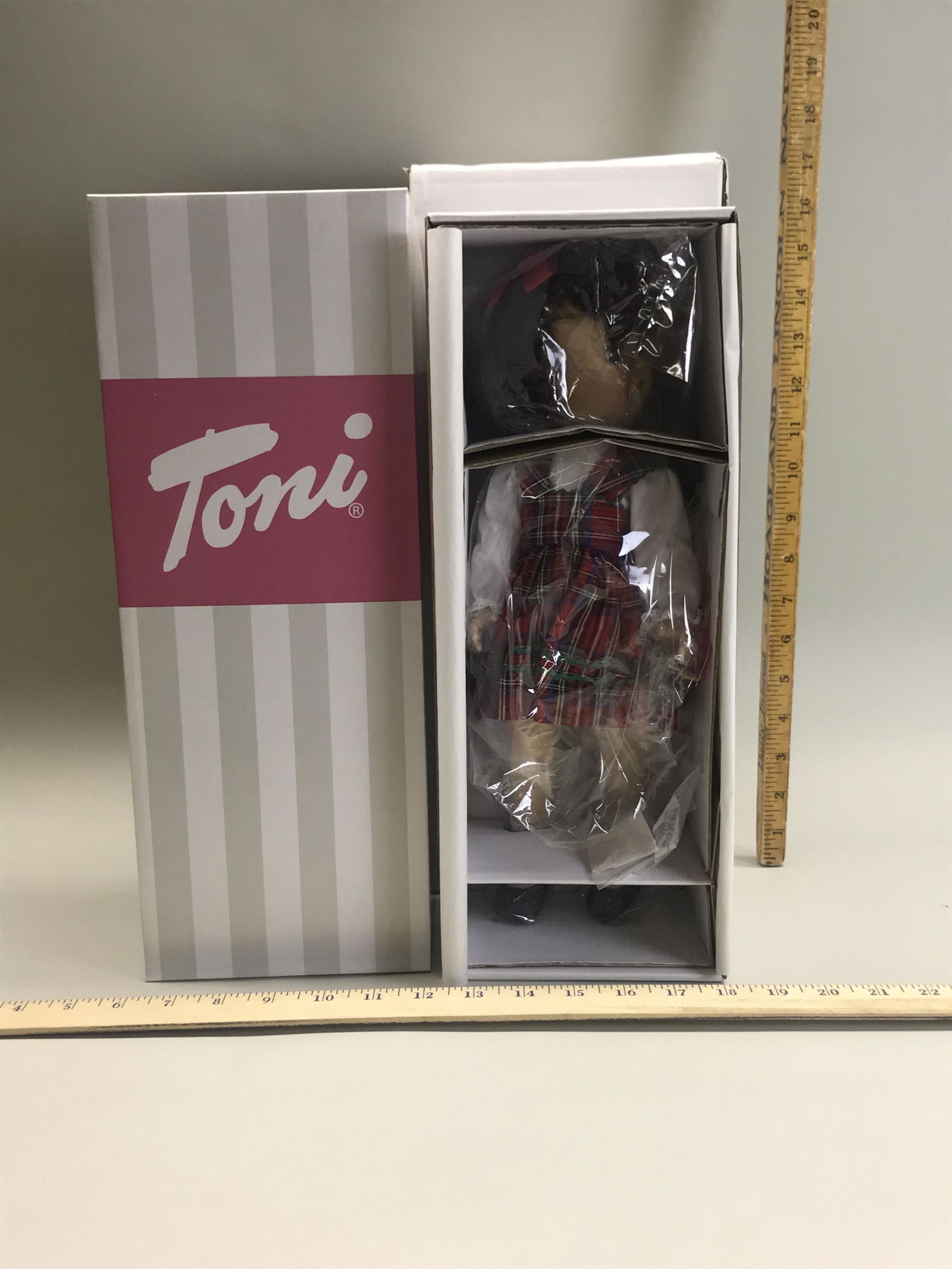 Effanbee Toni Doll: Effanbee Toni Doll , First Day of School, in original box E7-TNDD-02