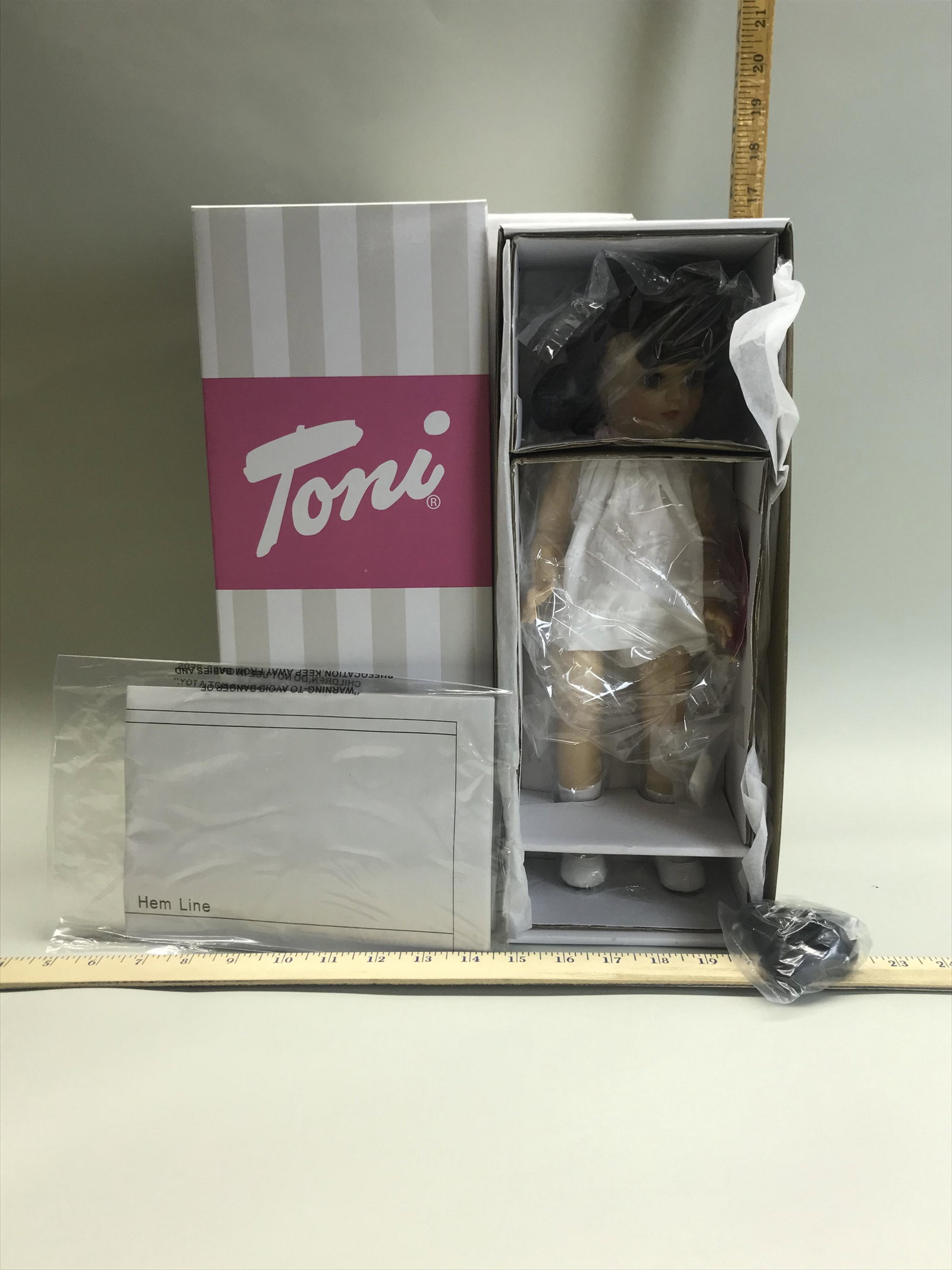 Effanbee Toni Doll: Effanbee Toni Doll Sew for Me Toni Basic Brunette, in original box. E6-TNBD-02