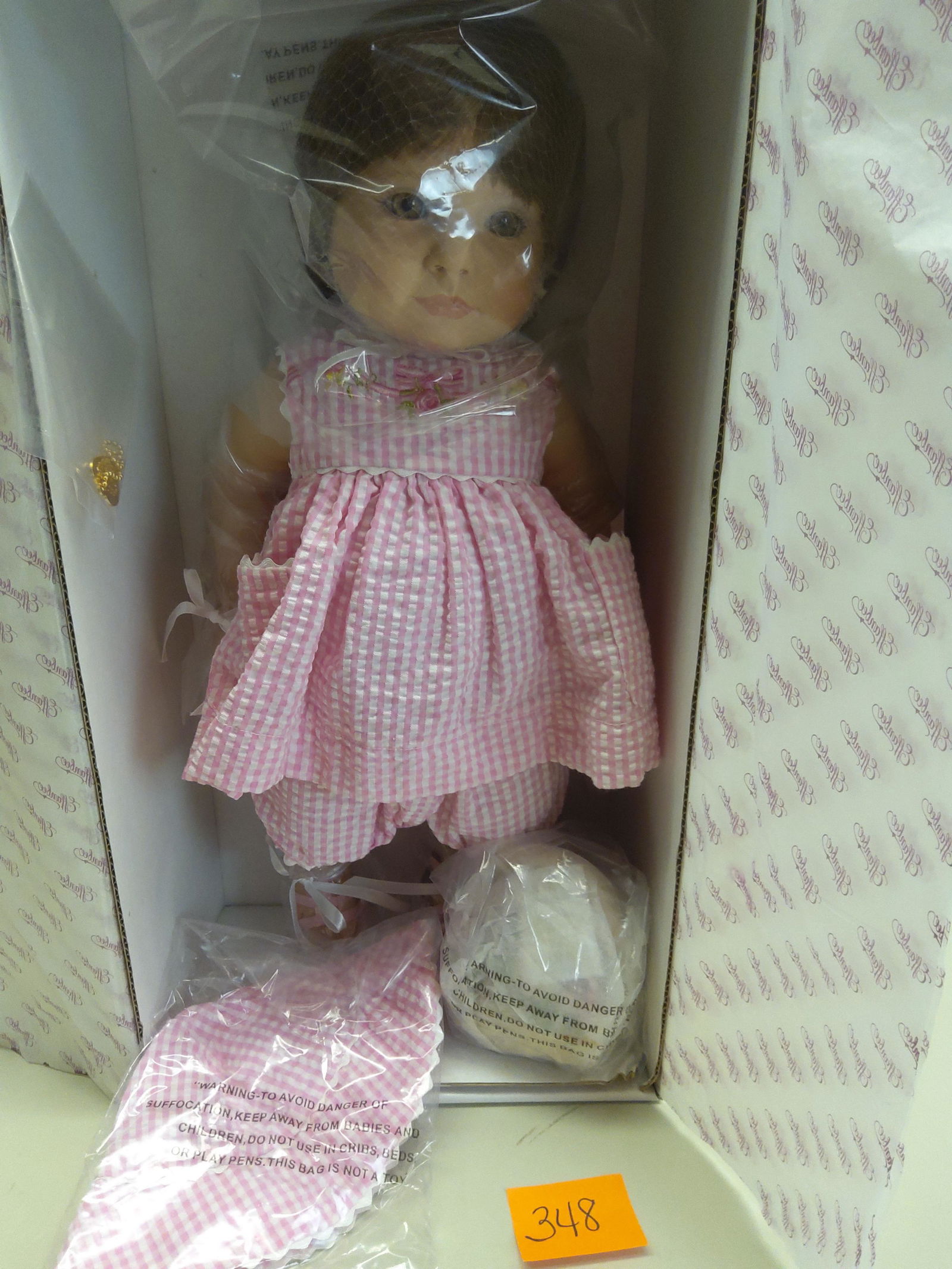 Effanbee Seersucker Sweetie Doll: Effanbee Seersucker Sweetie, in original box. AT1400