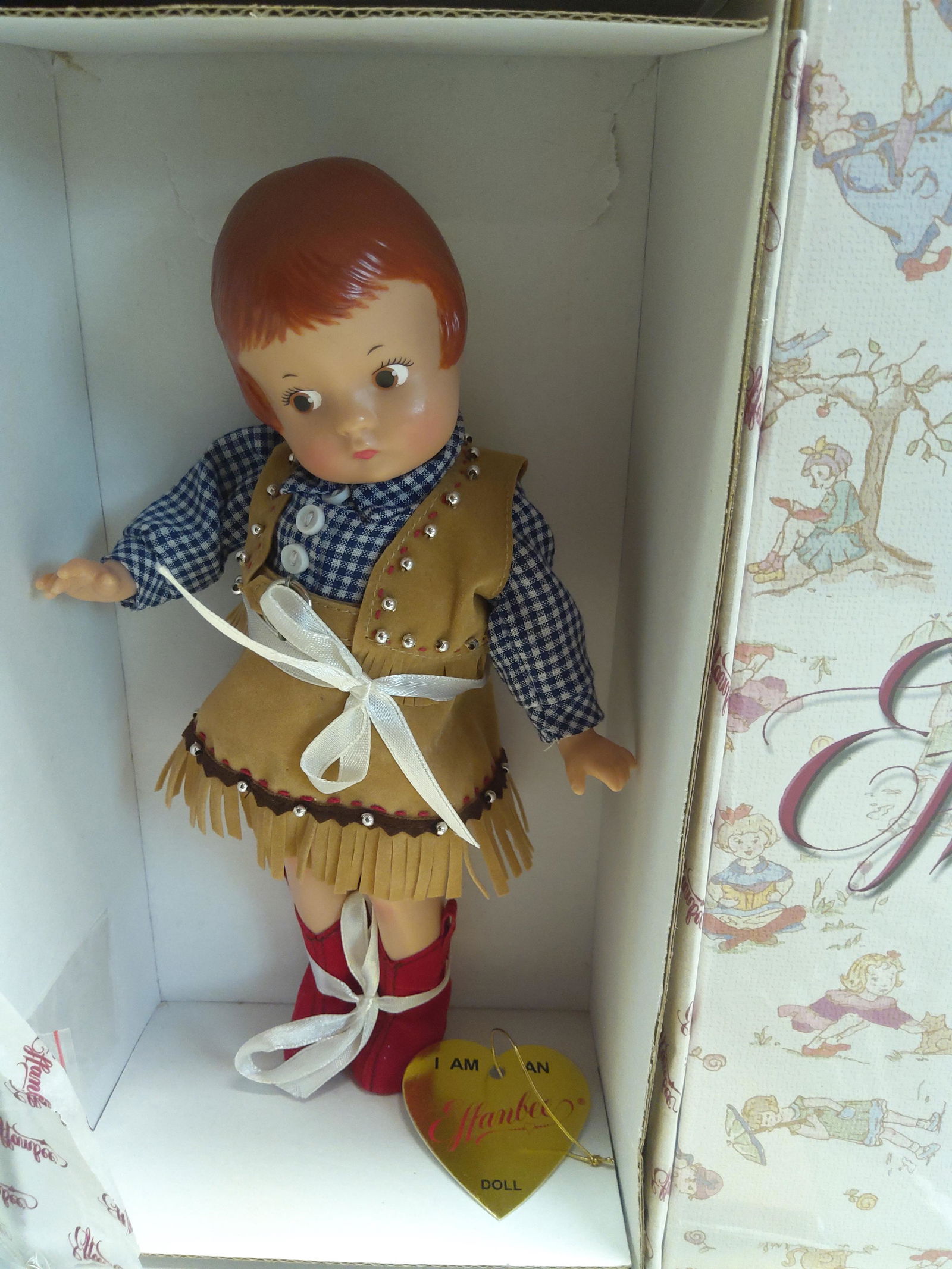 Effanbee Square Dance Doll: Effanbee Square Dance Doll, in original box. EFPY1400