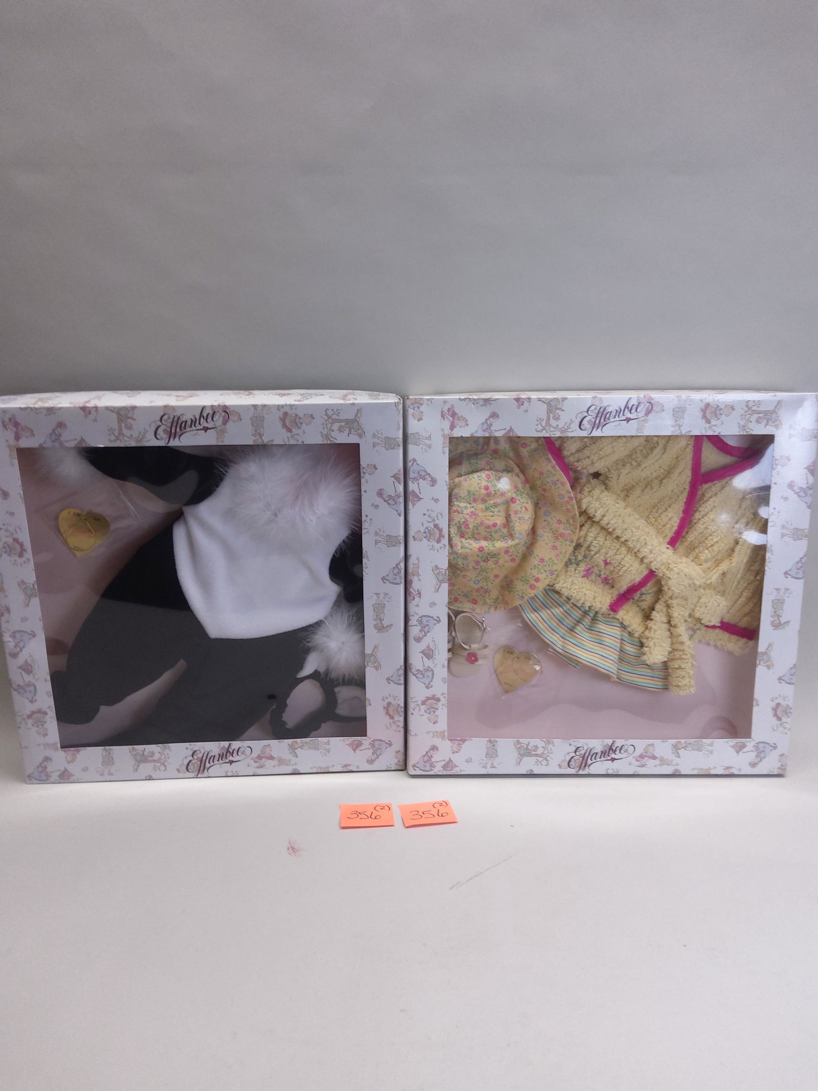 Effanbee Pool Party and Kitty Cat Cutie Accessories: Effanbee Pool Party E5N20C20004FG01 and Kitty Cat Cutie E5N20C20002FG01 Accessories, in original boxes