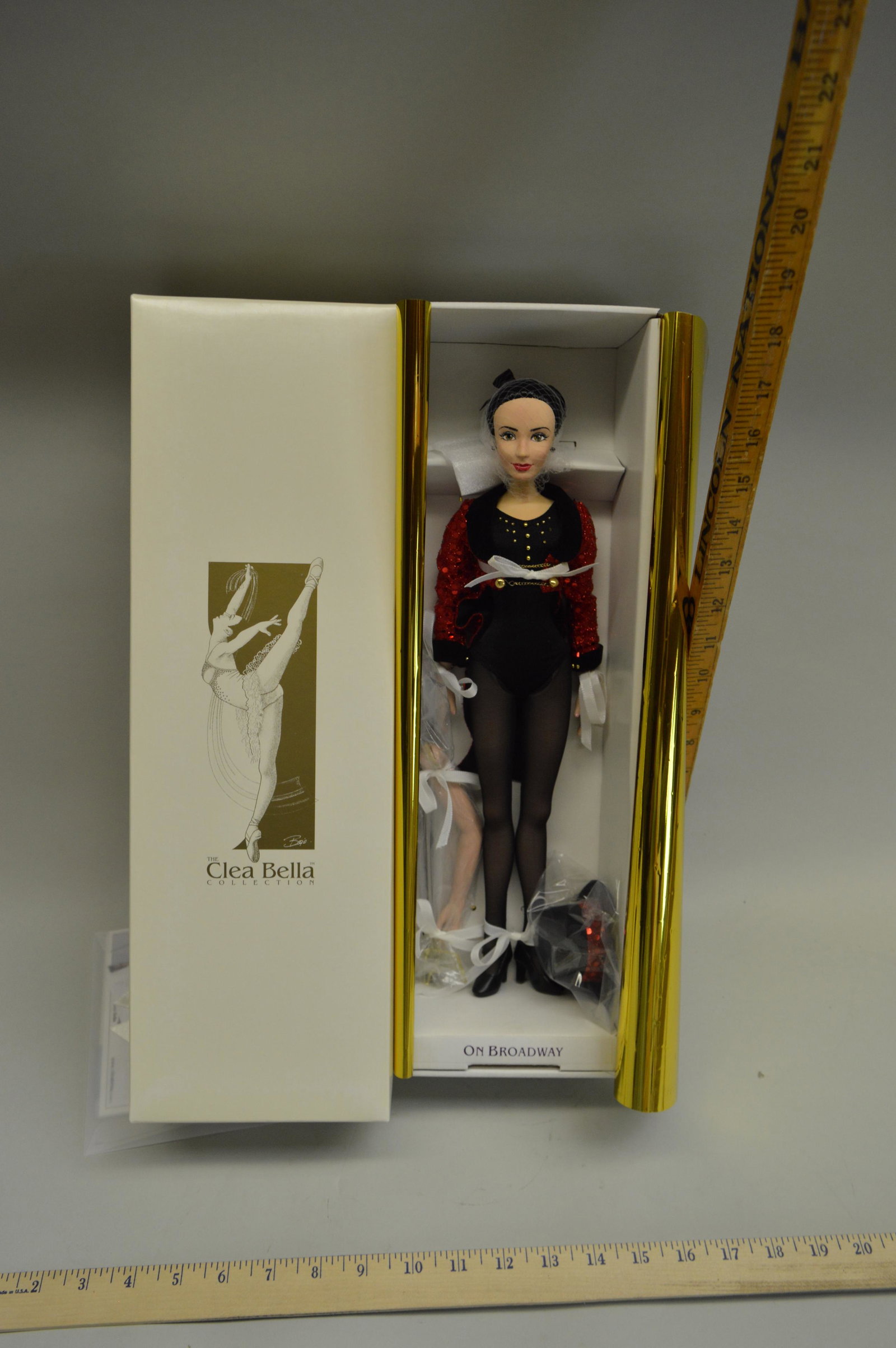 Clea Bella On Broadway Dressed Doll: A Clea Bella On Broadway dressed doll. 21106