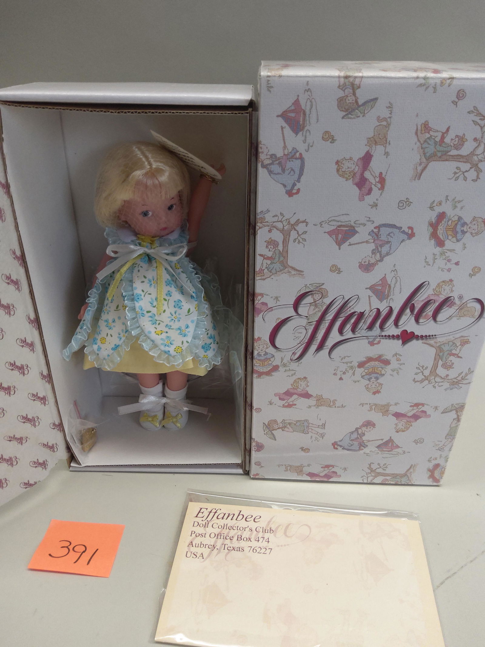 Effanbee Patsyette Petal Perfect Doll: Effanbee Patsyette Petal Perfect Doll, in original box. E5-Y09D-11-000