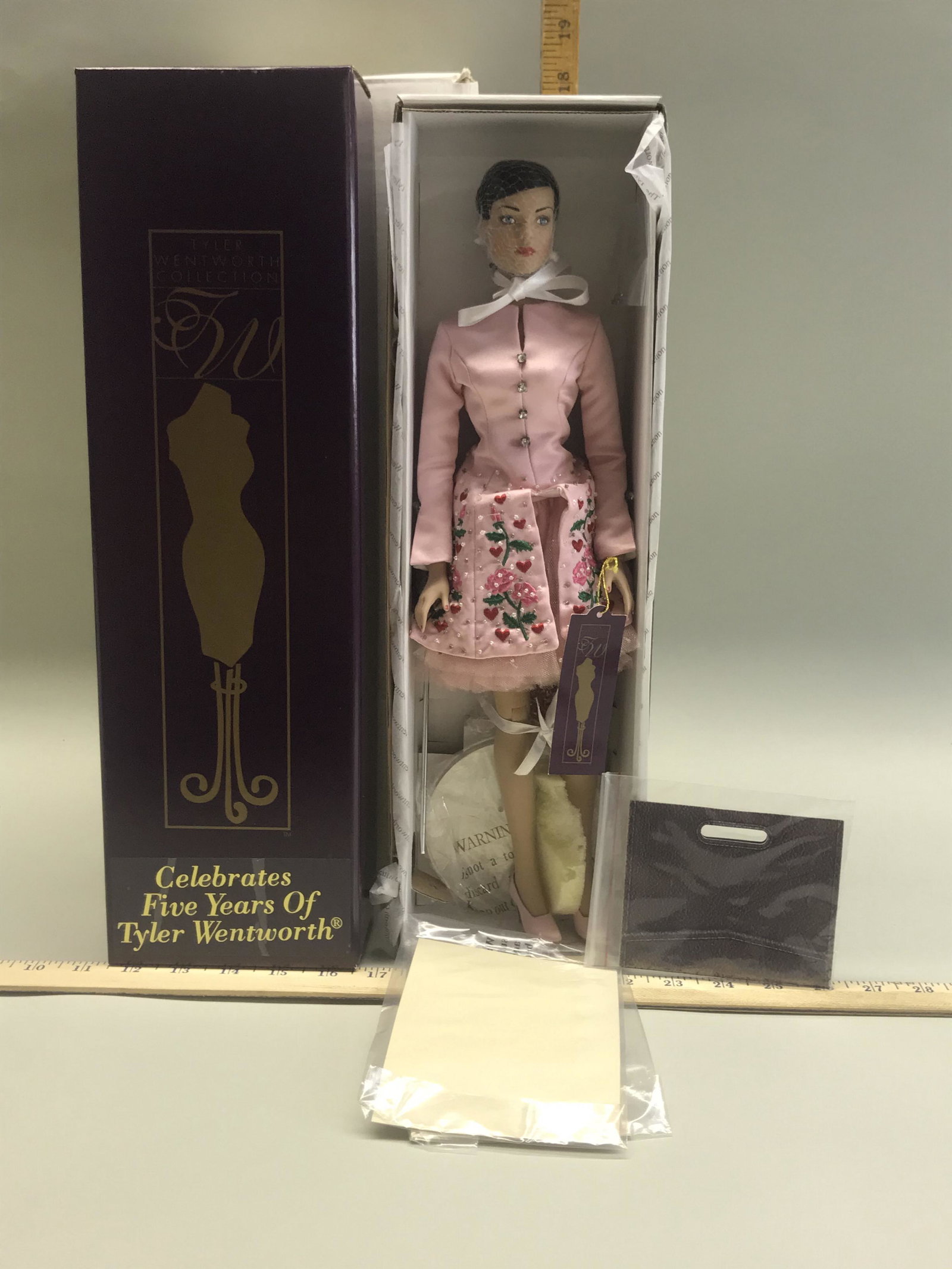 Tonner Doll Co. Tyler Wentworth Collection, Very: Tyler Wentworth Collection Doll, Very Valentine, in original box TW9406