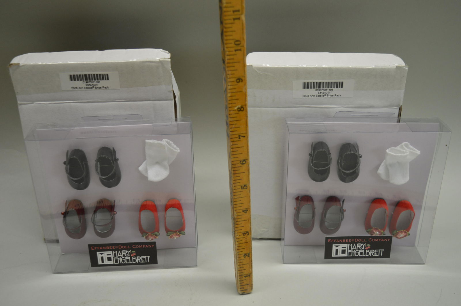 2 Effanbee Ann Estelle Doll Shoe Sets: 2 Effanbee Ann Estelle doll shoe sets. E8AEAC01