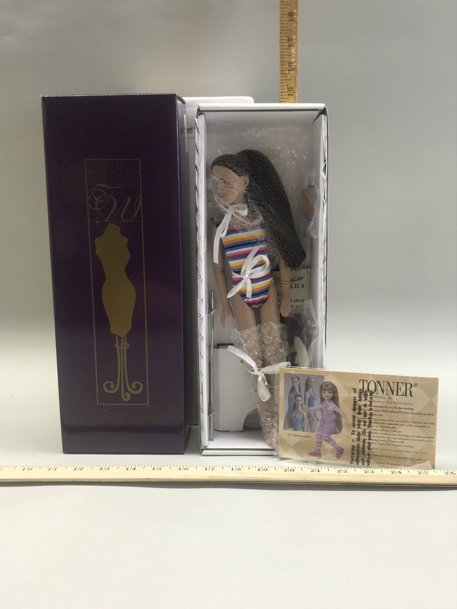 Tonner Doll Co. Tyler Wentworth Collection, Ocean Mist: Tyler Wentworth Collection Doll, Ocean Mist Basic Marley Wentworth - Brunette T6-MWBD-02