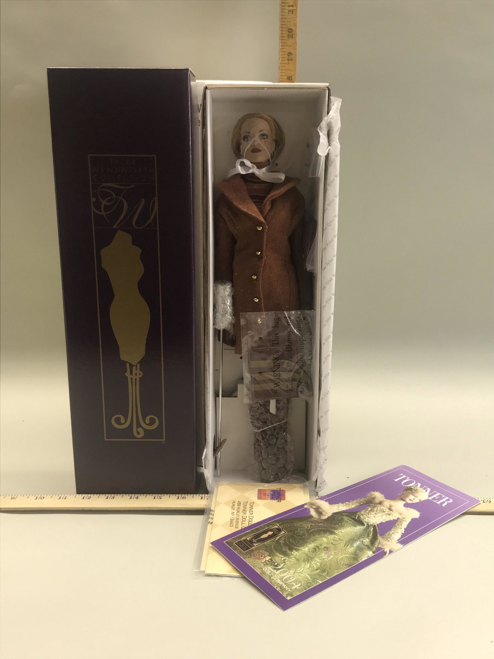 Tonner Doll Co. Tyler Wentworth Collection Doll, High: Tyler Wentworth Doll, High Style Tyler, in original box, TW9419
