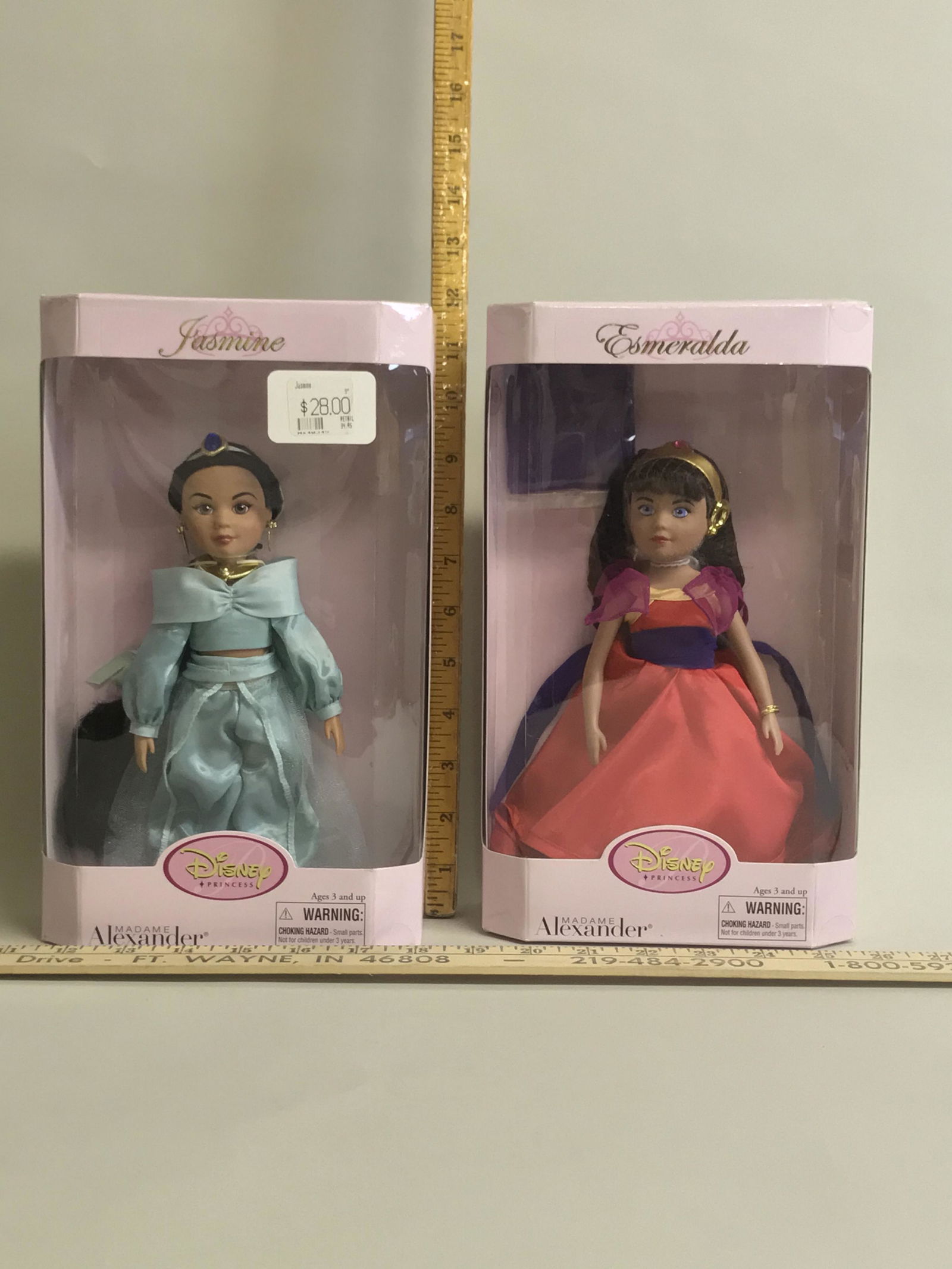 2 Madame Alexander Disney Princess Dolls