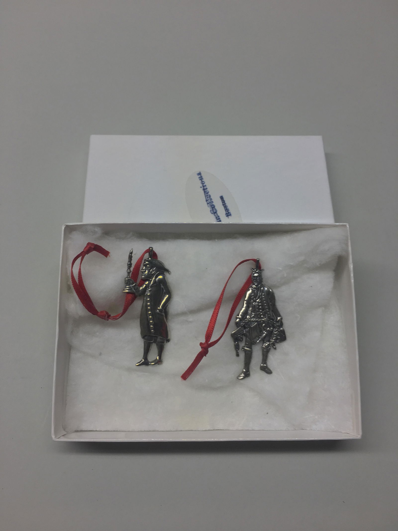 Silver Scrooge Ornament No original box, Hand and: Hand and Hammer silversmiths Scrooge Ornament