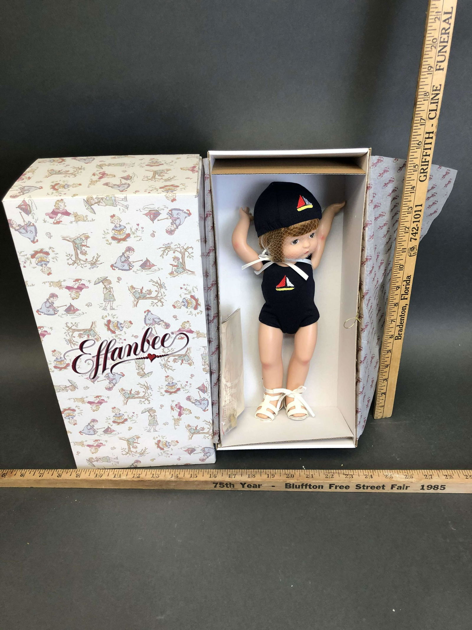 Effanbee, Patsy Beachtime Basic Doll - Red Hair: Effanbee, Patsy Beachtime Basic Doll, Red Hair FPA404, in original box, not in shipping box