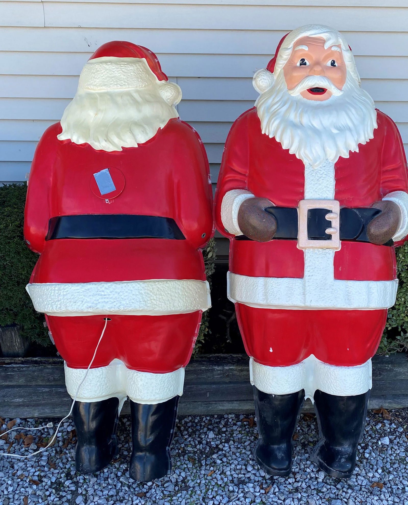 Santa Blow mold Vintage: Santa lights up 70" x 27"