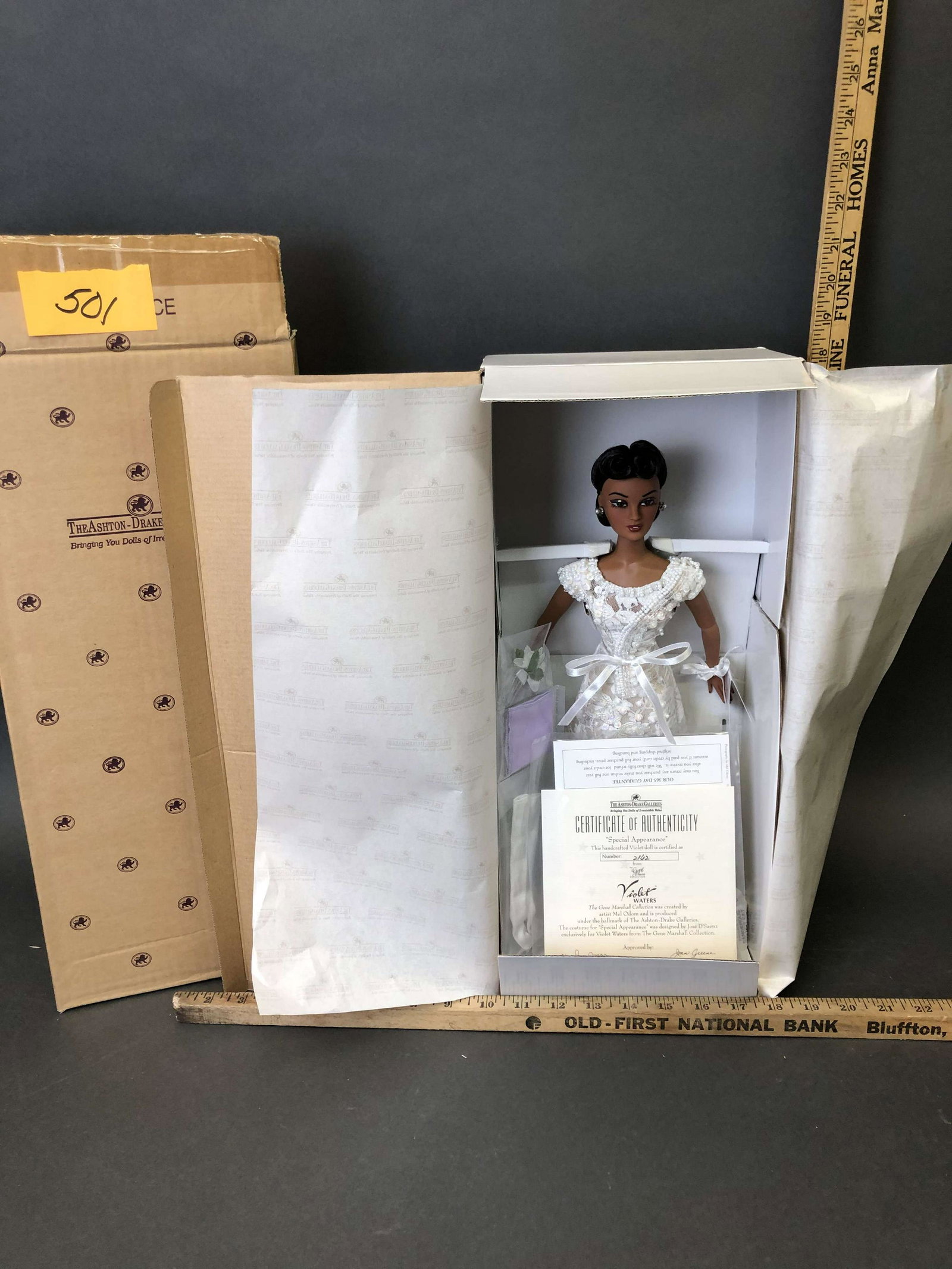Ashton Drake, Violet Waters, Special Appearance Doll: Ashton Drake, Violet Waters, Special Appearance Doll, 93149, in original box