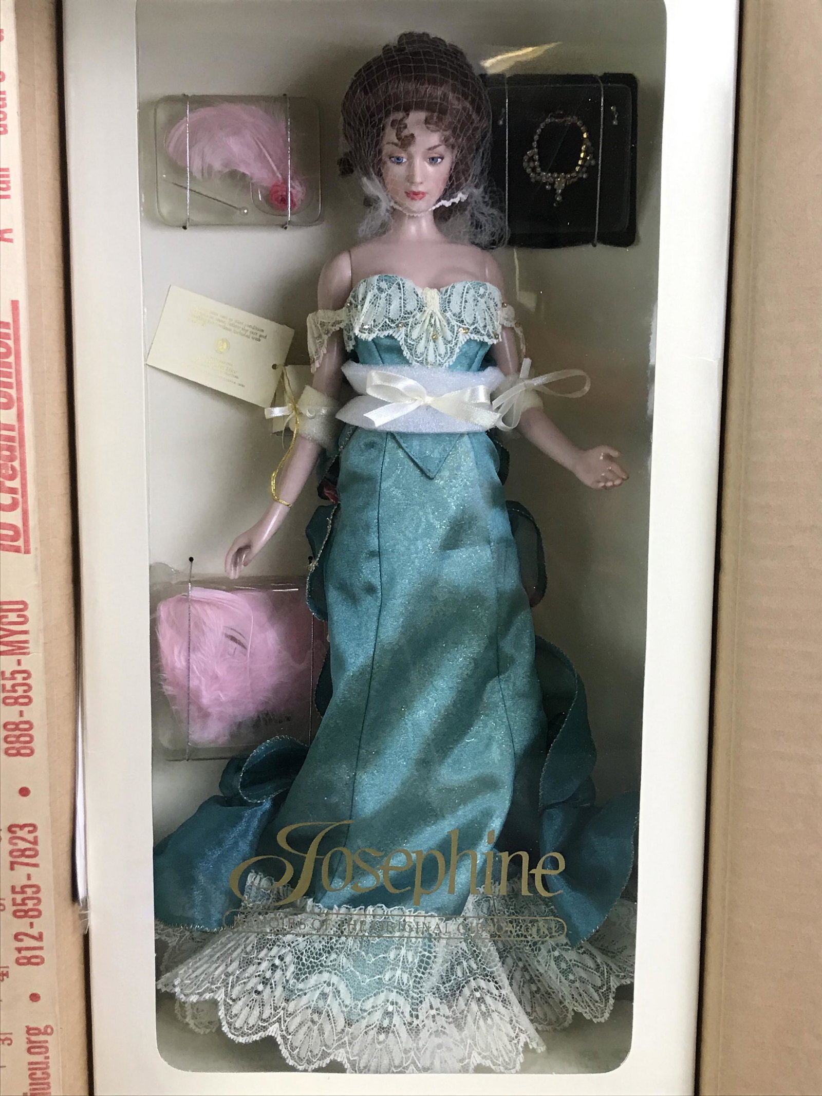 Franklin Mint, Memoirs of the Original Gibson Girl,: Franklin Mint, Memoirs of the Original Gibson Girl, Josephine Doll, B20YV72, in original box