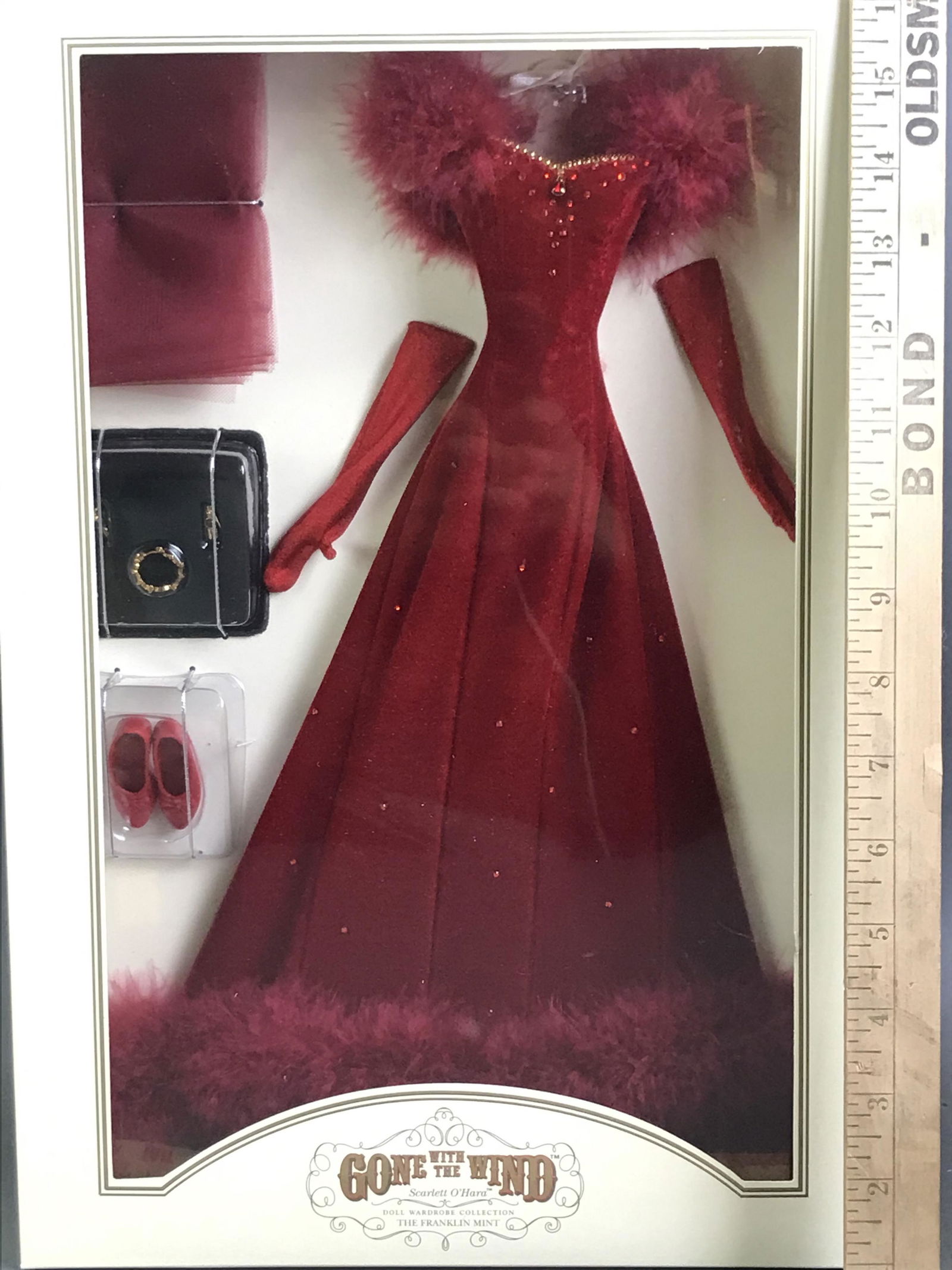 Franklin Mint Doll Wardrobe Collection, Gone with The: Franklin Mint Doll Wardrobe Collection, Gone with the Wind, Scarlett O'Hara, B11ZC86, in original box