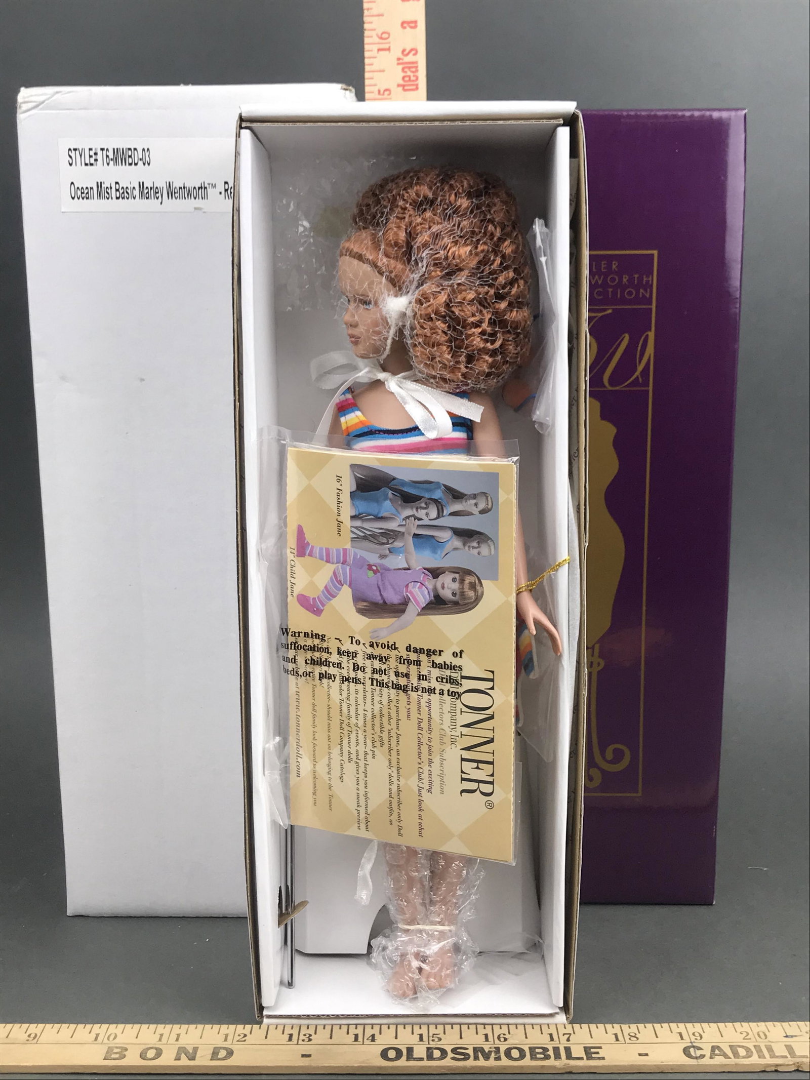Tonner Doll, Tyler Wentworth Collection, Ocean Mist: Tonner Doll, Tyler Wentworth Collection, Ocean Mist Basic Marley Wentworth - Redhead Doll, T6-MWBD-03, in original box