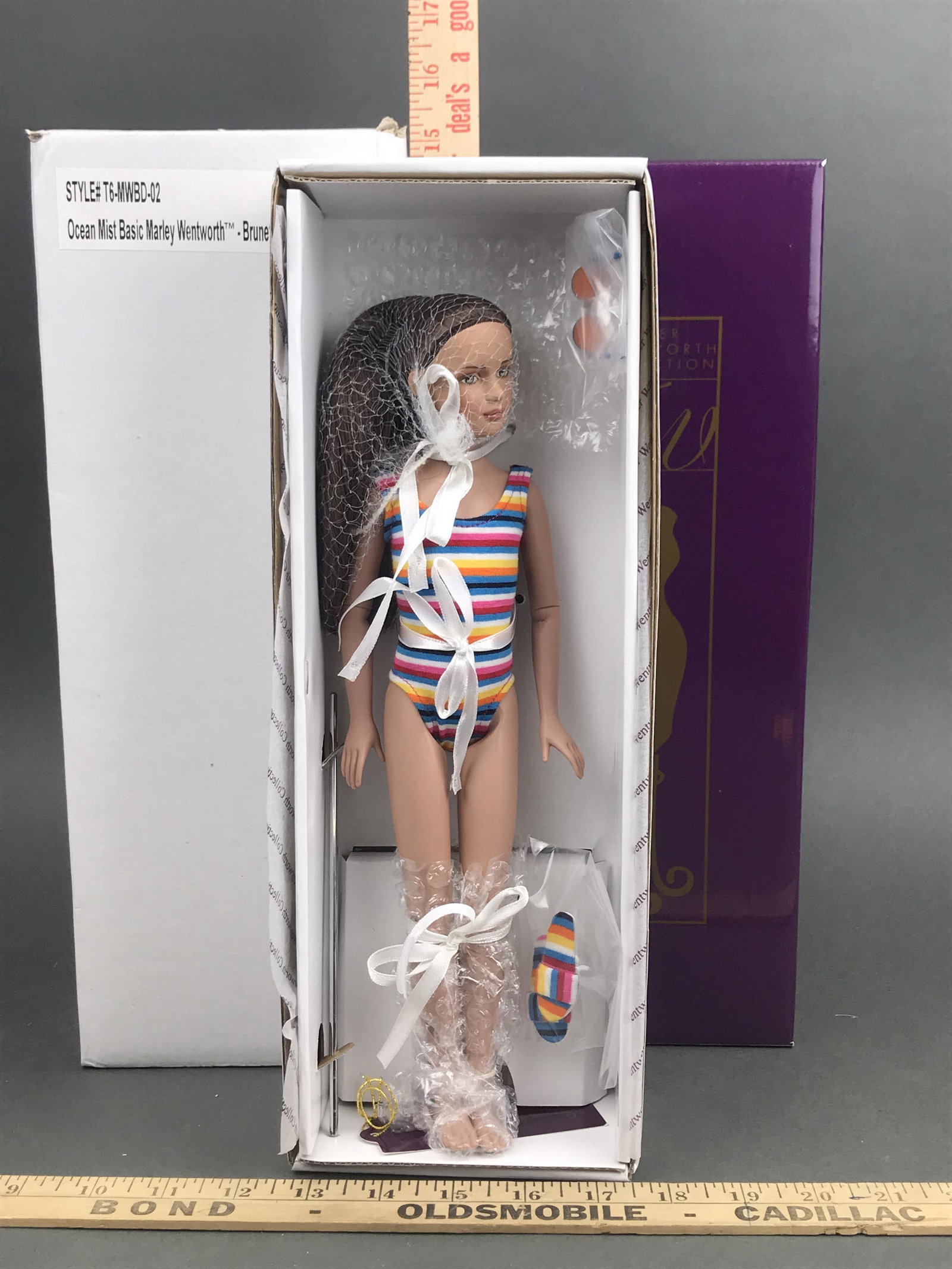 Tonner Doll, Tyler Wentworth Collection, Ocean Mist: Tonner Doll, Tyler Wentworth Collection, Ocean Mist Basic Marley Wentworth - Brunette Doll, T6-MWBD-02, in original box