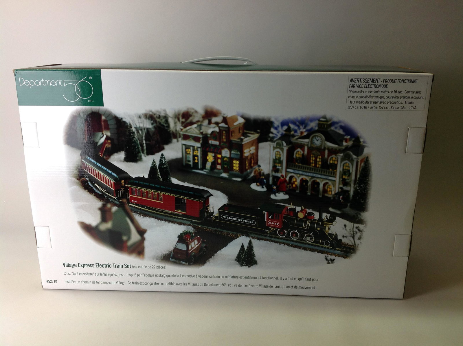 Dept 56 Christmas Village Express Electric Train Set: A Department 56 Village Express Electric Train Set