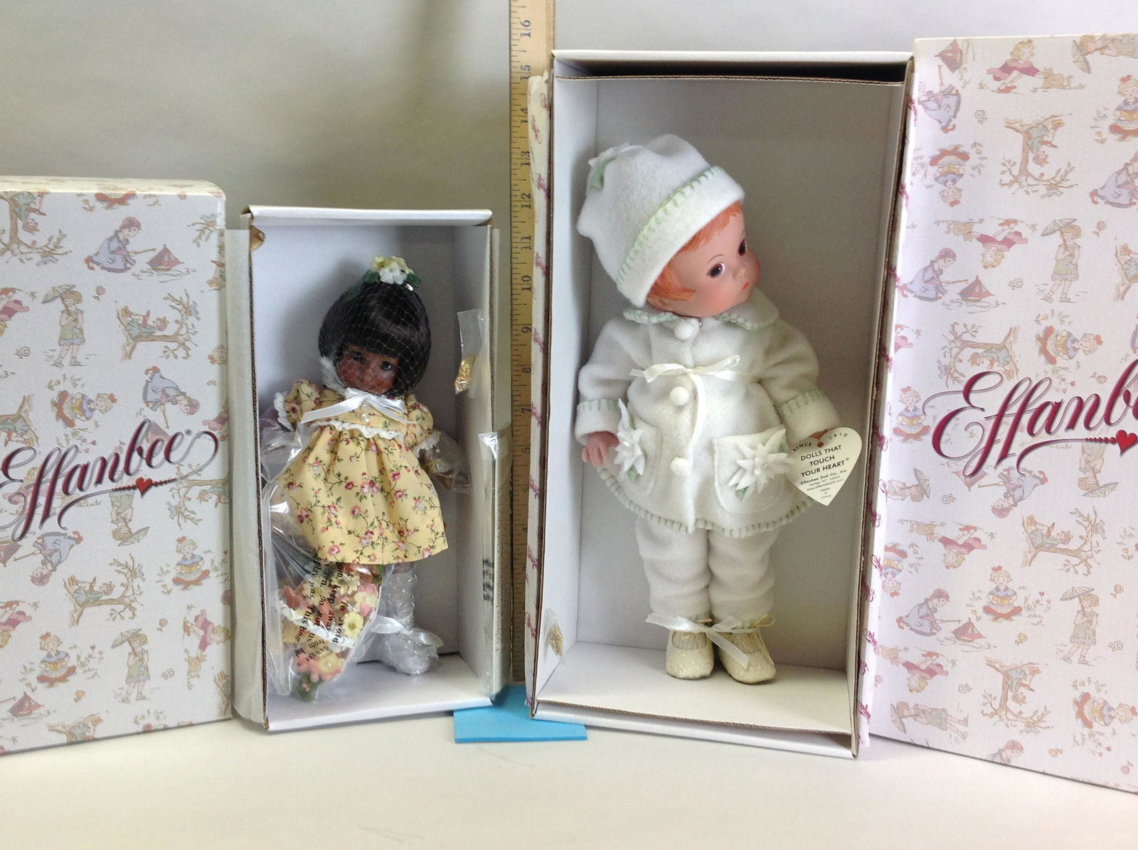 Effanbee doll- 2 dolls-Patsy Snow Baby doll- Lil' Rose: Patsy Snow Baby PA1300; Lil' Rose E5-PYDD-02