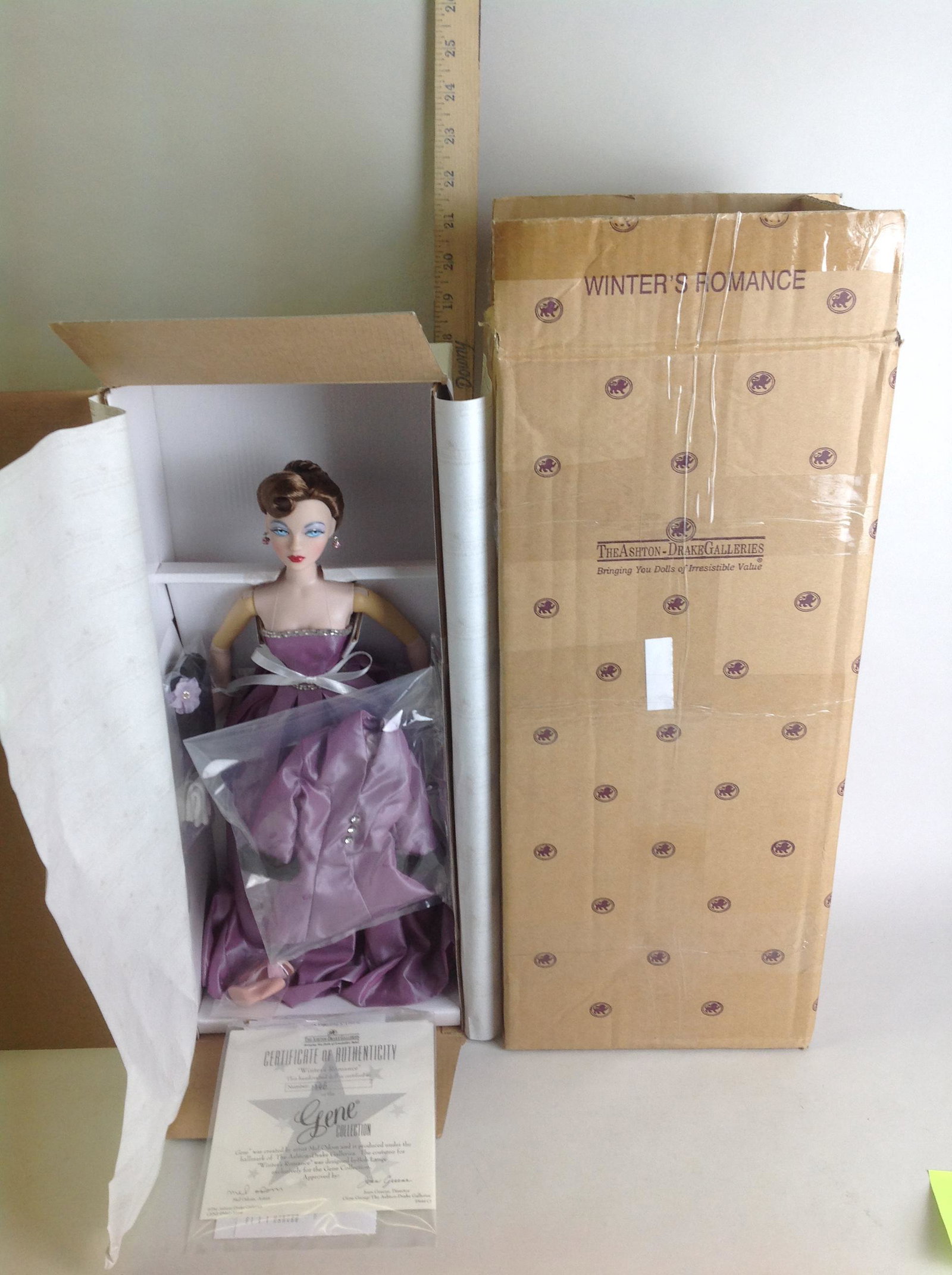 Ashton Drake Galleries- Gene Collecton doll: Share the Dream- Winter's Romance 93644
