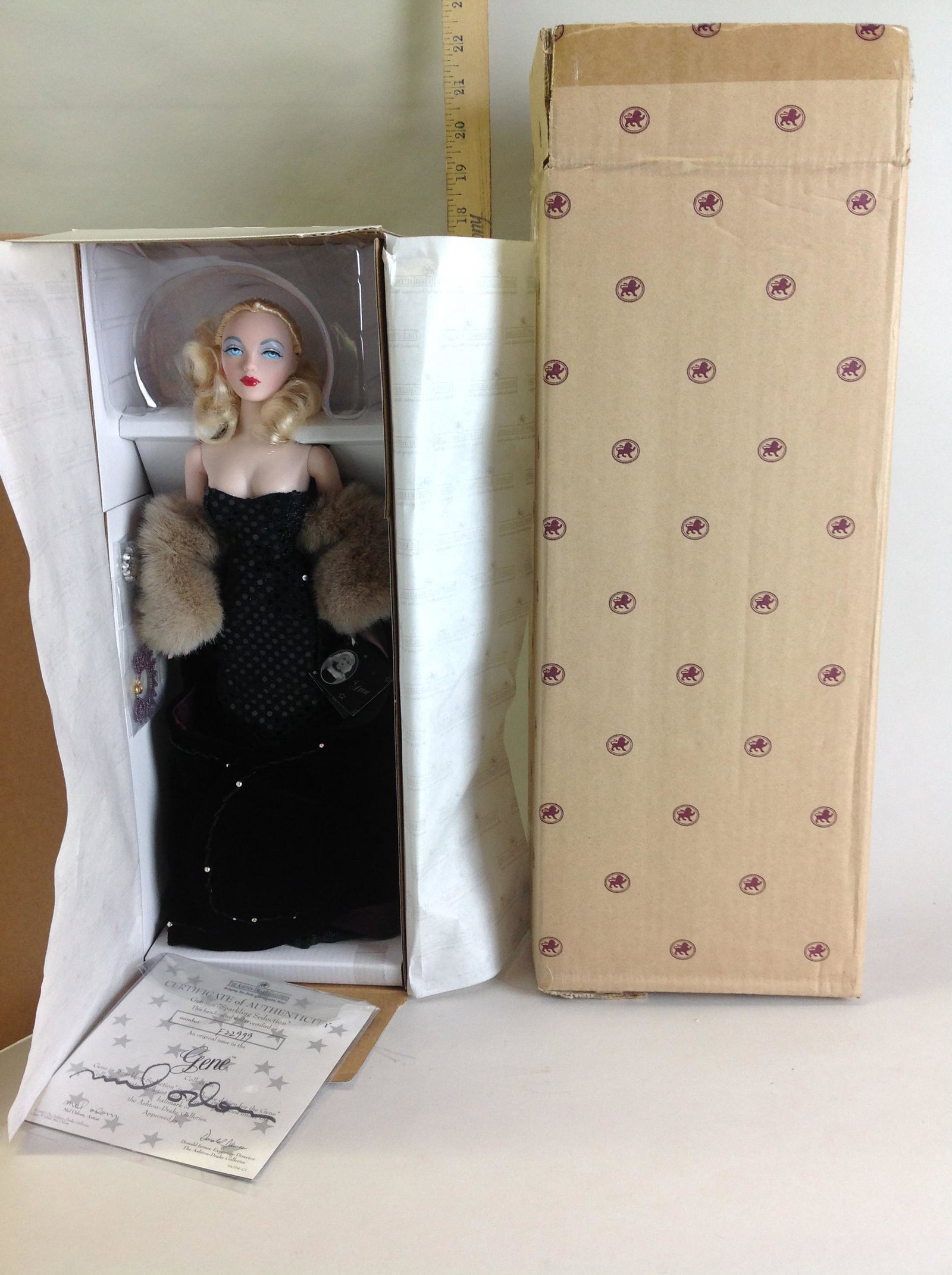 Ashton Drake, Gene, Gene in Sparkling Seduction Doll: Ashton Drake, Gene Collection, Gene in Sparkling Seduction Doll, 94394, in original box