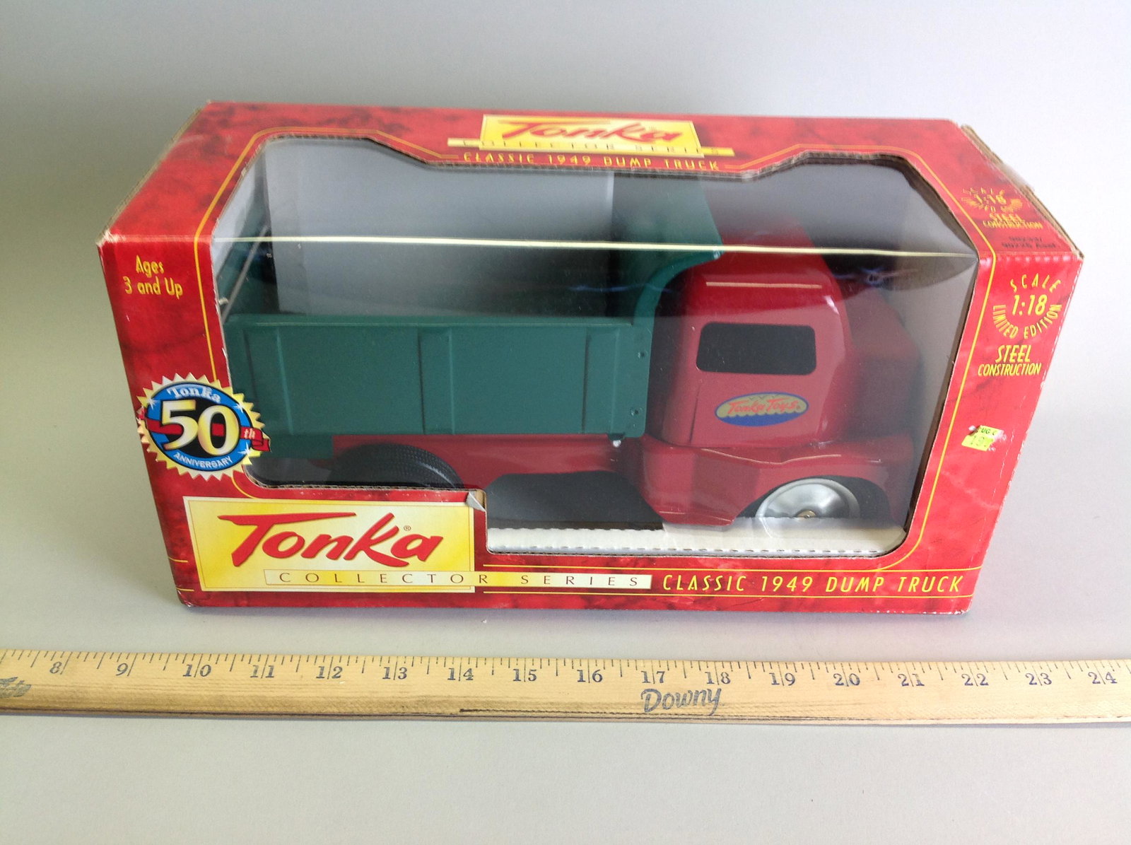 Tonka Collector Series Classic 1949 Dump Truck: Steel Construction 1:18 Limited Edition dump truck 90233/90226 Asst.