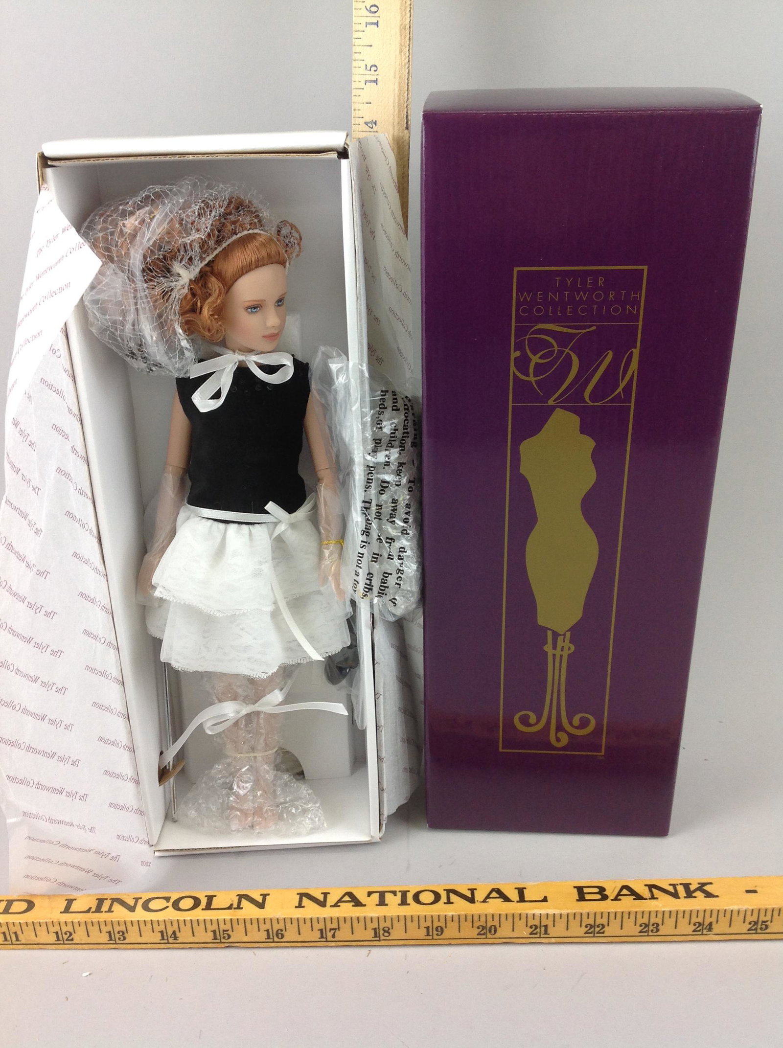Tonner Doll Company, Tyler Wentworth, Violin First: Tonner Doll Company, Tyler Wentworth, Violin First Chair Doll, T6-MWDD-03, in original box