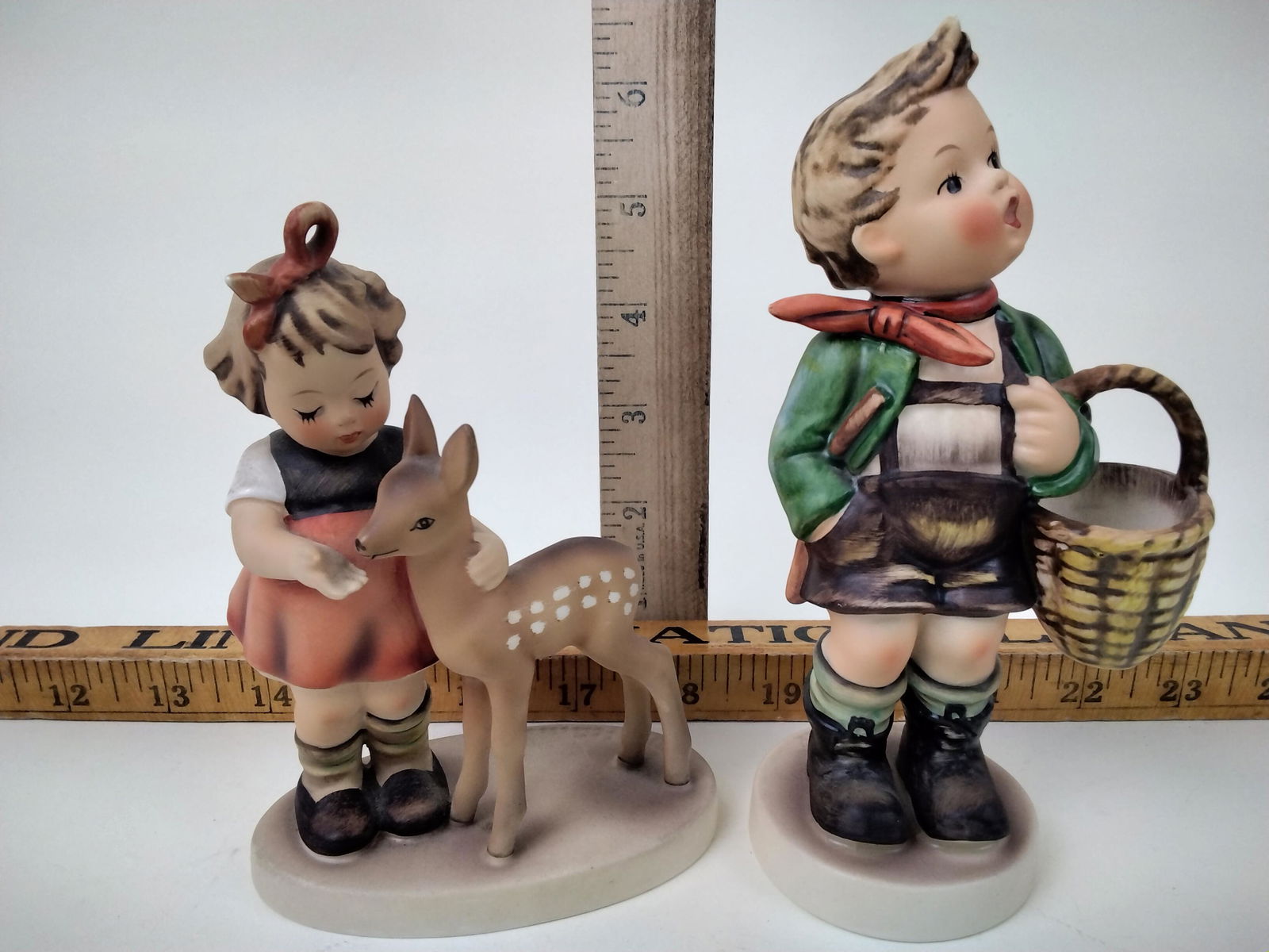 (2) Goebel, Hummel, Village Boy and Girl with Fawn (1 of 2)
