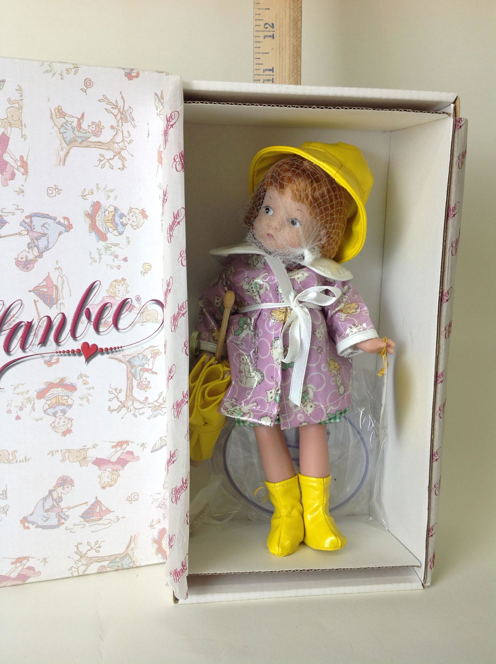 Effanbee Patsyette Rainy Days Doll: Effanbee Patsyette Rainy Days Doll, PT1306, in original box