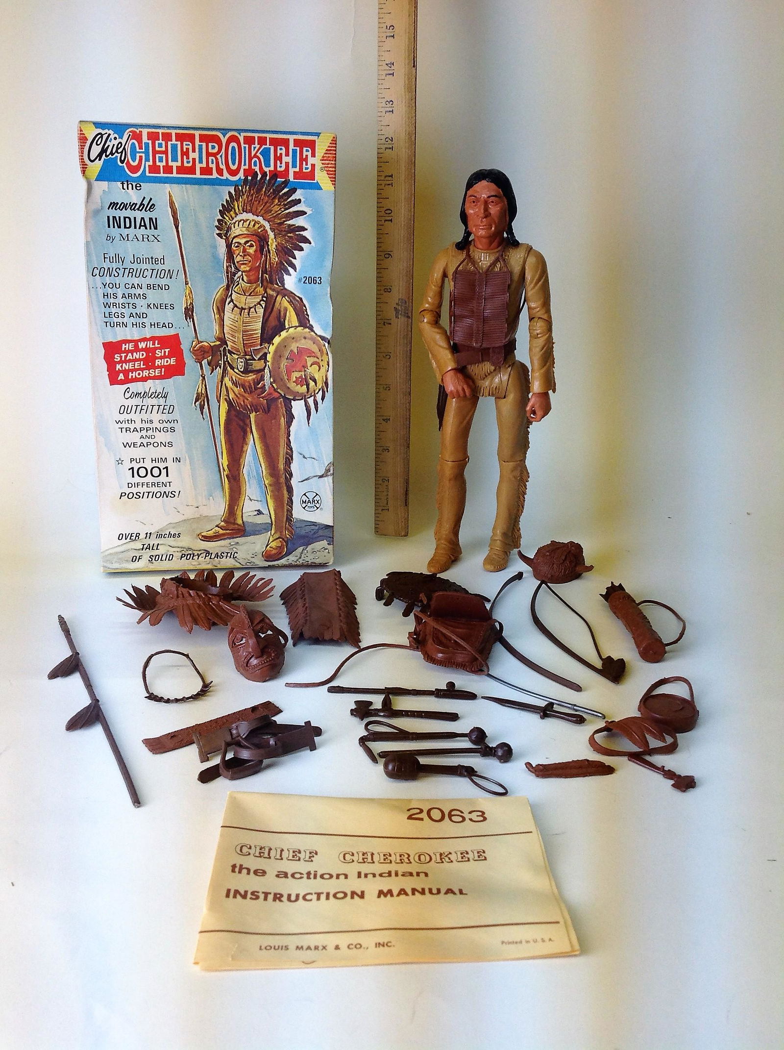 Marx Chief Cherokee Movable Indian (1 of 2)