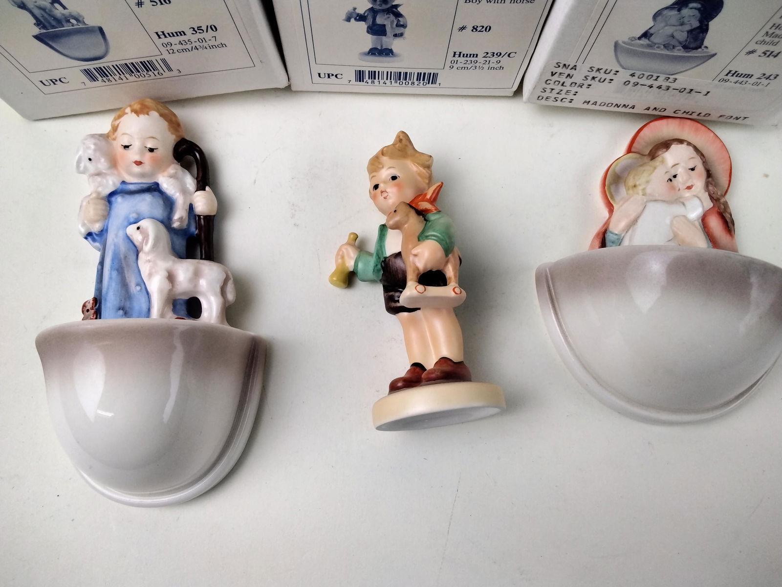 Goebel, Hummel, Boy with Horse, Holy Water Font Madonna (1 of 2)