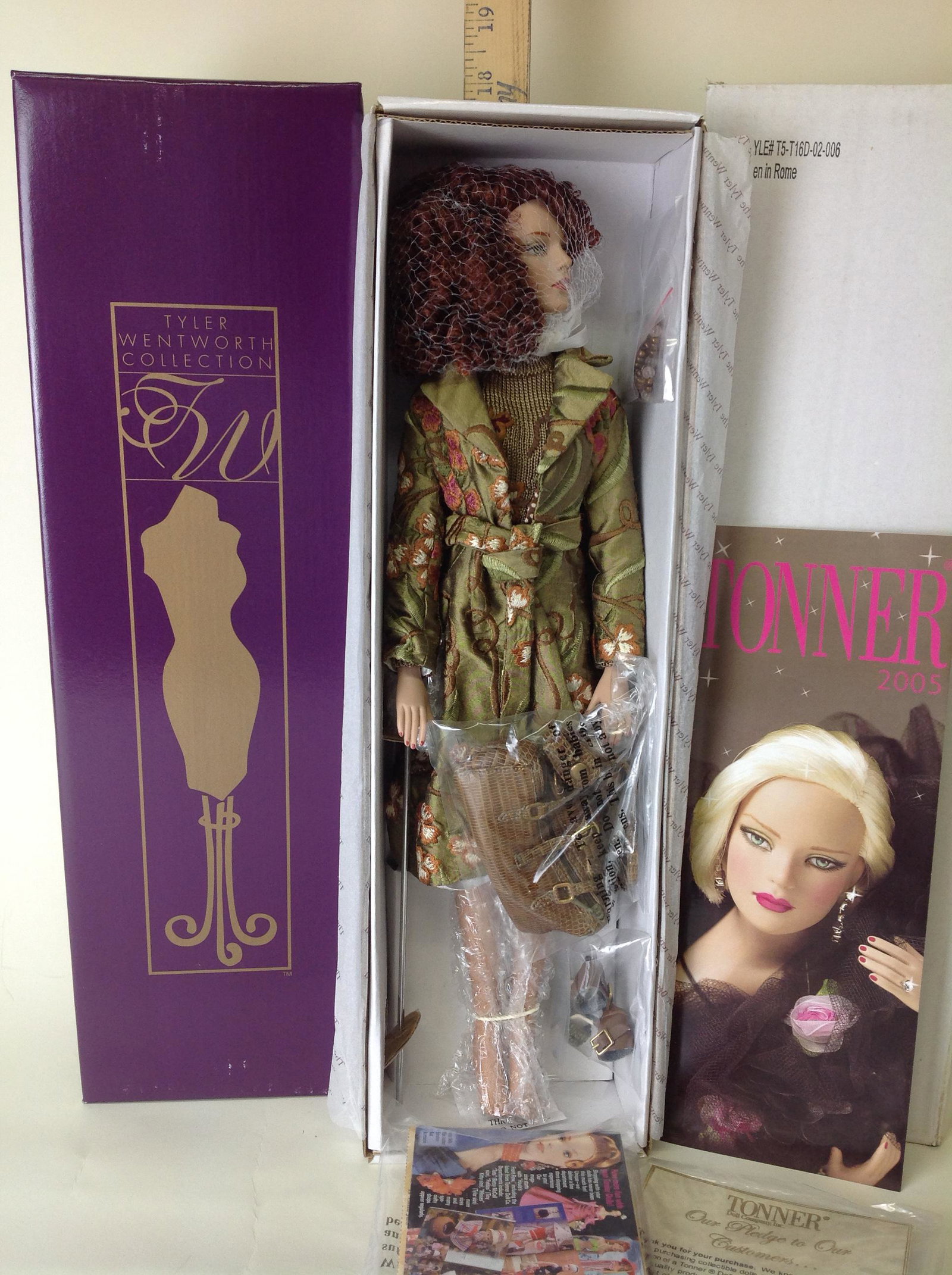 Tonner Tyler Wentworth When in Rome Doll: A Tonner Tyler Wentworth "When in Rome" doll. T5-T16D-02-006