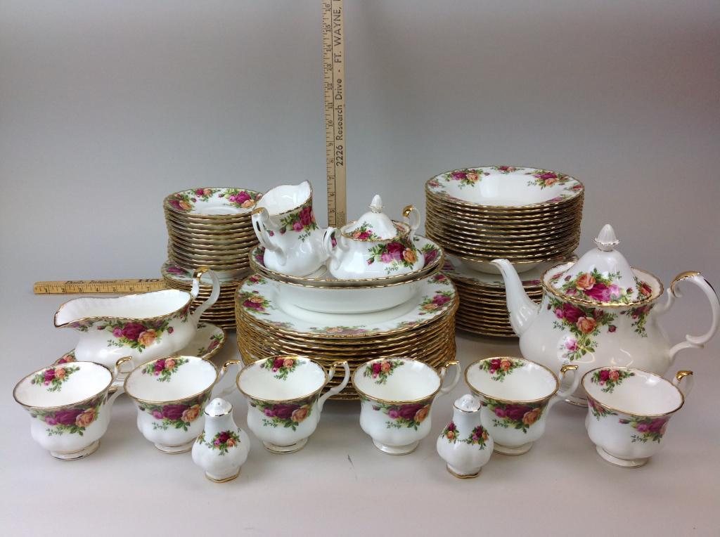 Royal Albert, Old Country Roses, China set of dish: Royal Albert, Old Country Roses, China set of dish