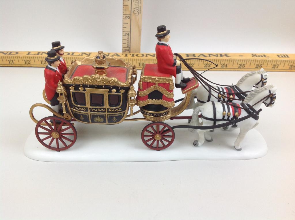 Dept. 56 The Queens Parliamentary Coach: Dept. 56 The Queens Parliamentary Coach Dickens Village series