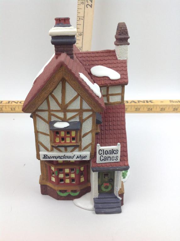 Dept. 56 Bumpstead NYE Cloaks & Canes: Dept. 56 Bumpstead NYE Cloaks & Canes Dickens Village Series