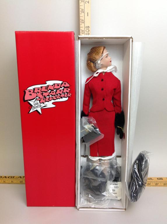 Effanbee, Brenda Starr Reporter, Reporter in Red Doll: Effanbee Doll Company, Brenda Starr Reporter, Reporter in Red Doll, BS1303, in original box