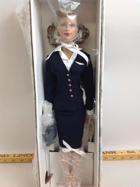 Effanbee, Brenda Starr Reporter Doll, Airport 1944: Effanbee Doll, Brenda Starr Reporter Doll, Airport 1944, in original box, D5-B16D-10-002