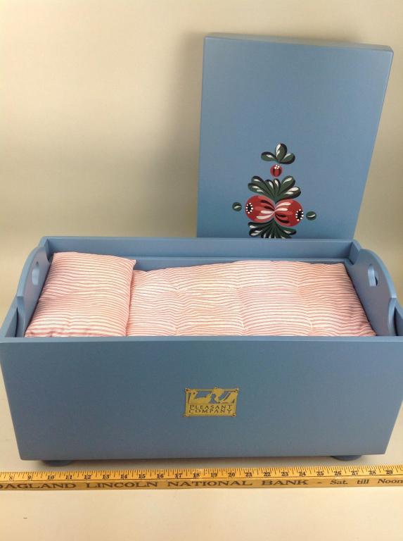 American Girl Kirsten doll bed and trunk (1 of 3)