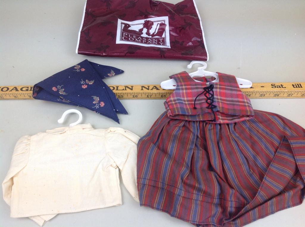 American Girl Kirsten 'School' outfit: Vest, skirt, blouse, shawl All items in great condition