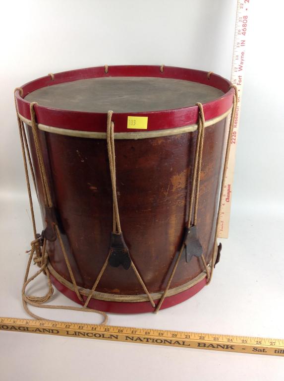 19th Century Drum: A 19th century drum
