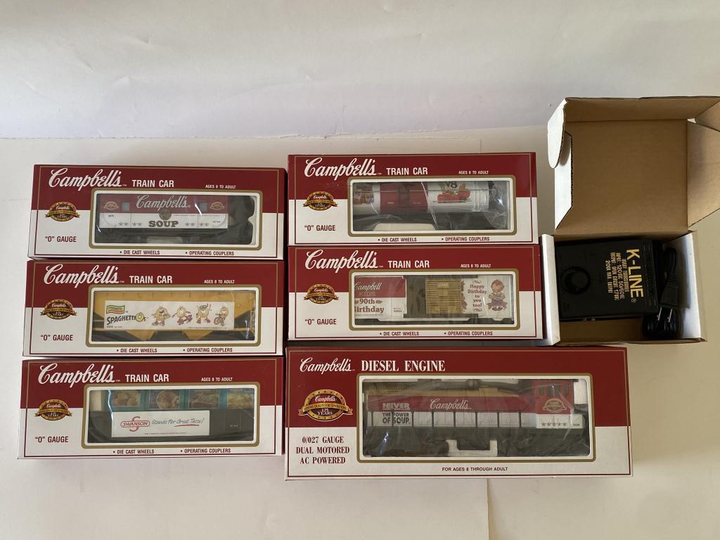 K-Line Vintage  Campbell's O-27 Gauge Train Set (1 of 5)