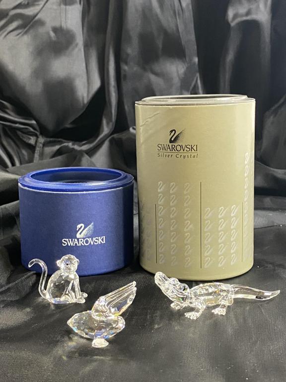 3 Swarovski Crystal Figurines (1 of 13)