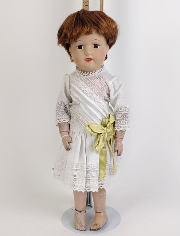 15.5" Schoenhut Wood Doll w/Articulated Body (1 of 4)