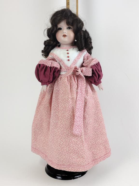 19" Armand Marseille 370 Germany Bisque Doll w/Kid Body (1 of 6)