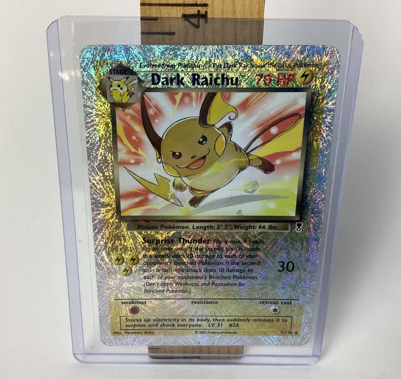 Pokemon Dark Raichu Reverse Holographic Card Auction