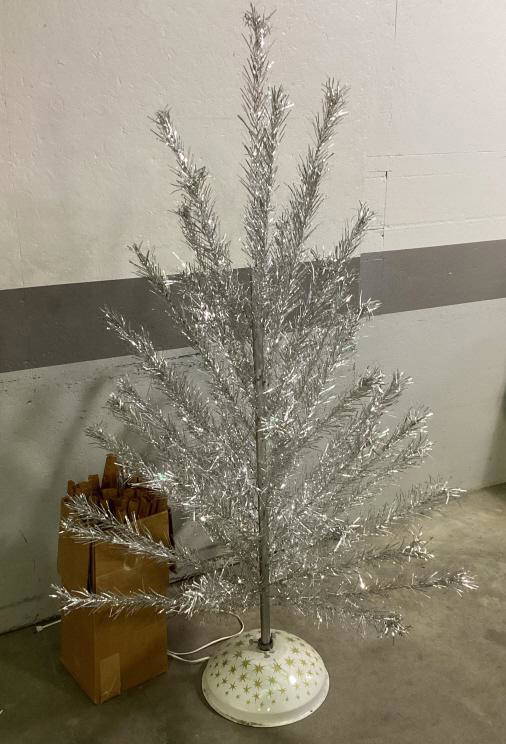 Mid Century Aluminum Christmas Tree Auction